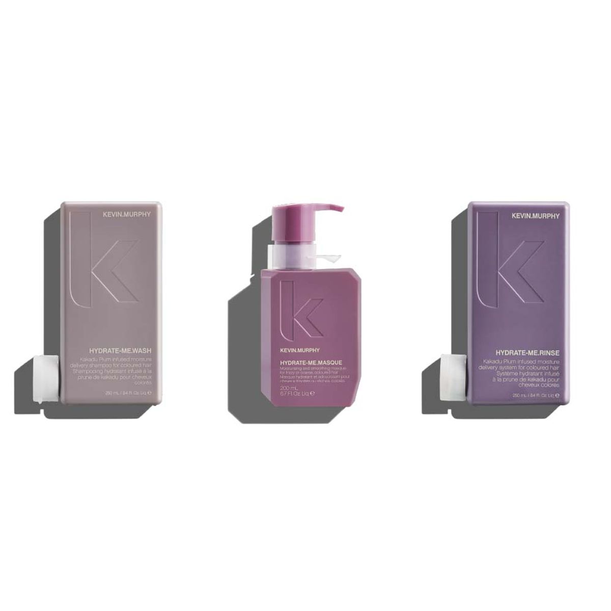 Kevin Murphy Hydrate Me Wash 250ml + Rinse 250ml + Masque 200ml