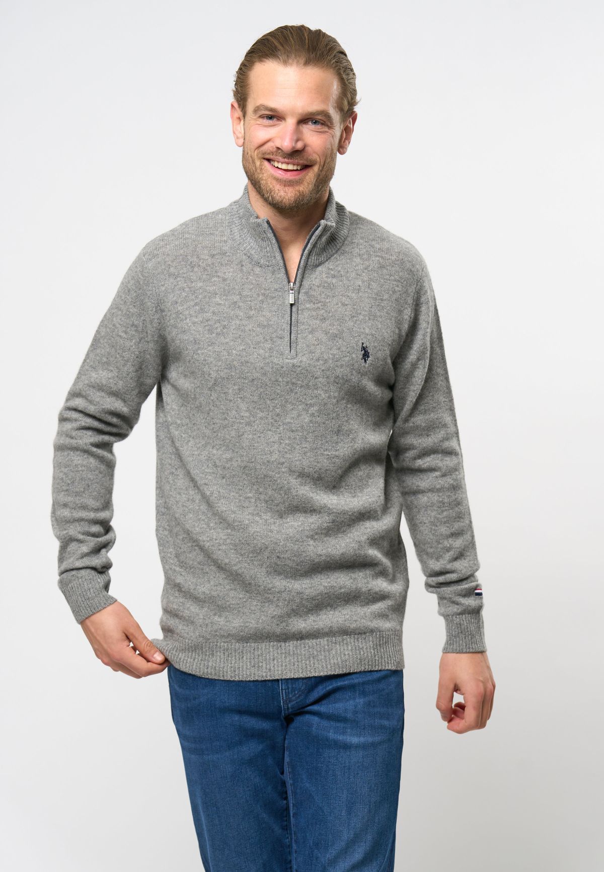 Kevin Striktrøje Half-zip - U.S. Polo Assn - Herre - L