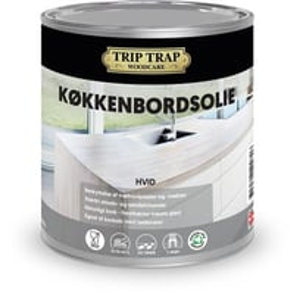 Kkkenbordsolie 0,75L hvid