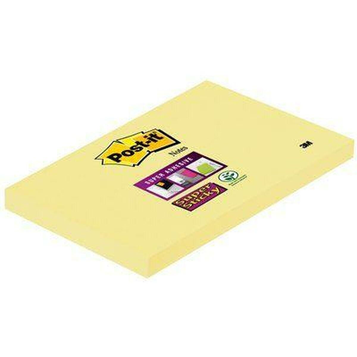 Klæbende huskesedler Post-it CANARY YELLOW 7,6 X 12,7 cm Gul (76 x 127 mm) (12 enheder)