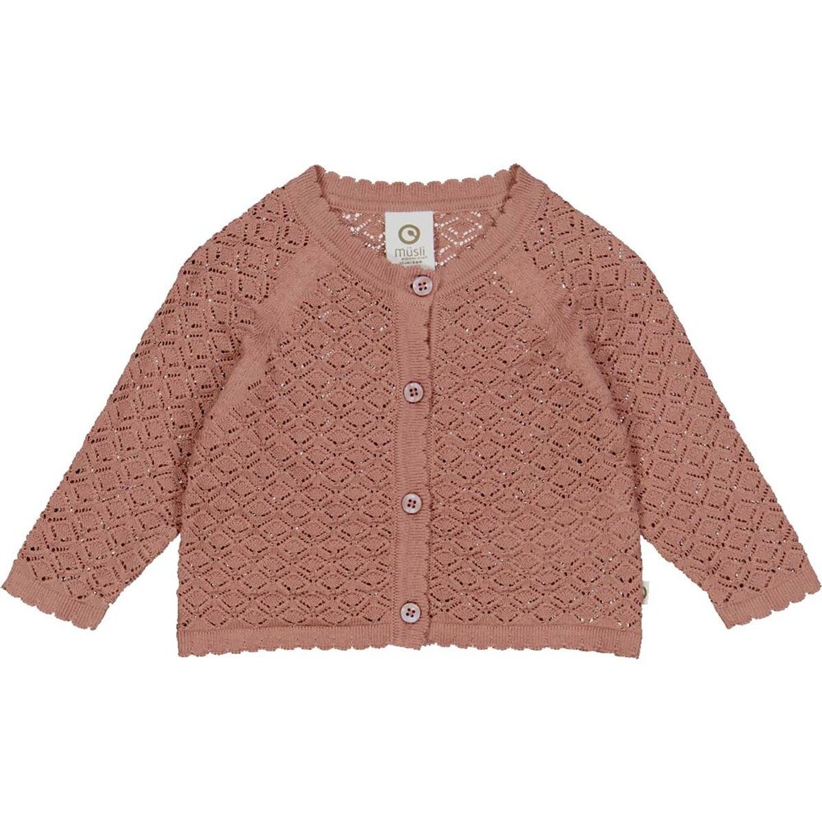 Knit strikket cardigan med mønster - Daydream - 98