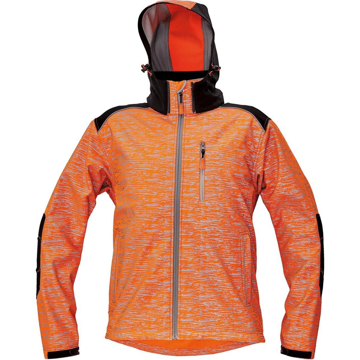 Knoxfield Softshell jakke med refleks HI-Viz orange