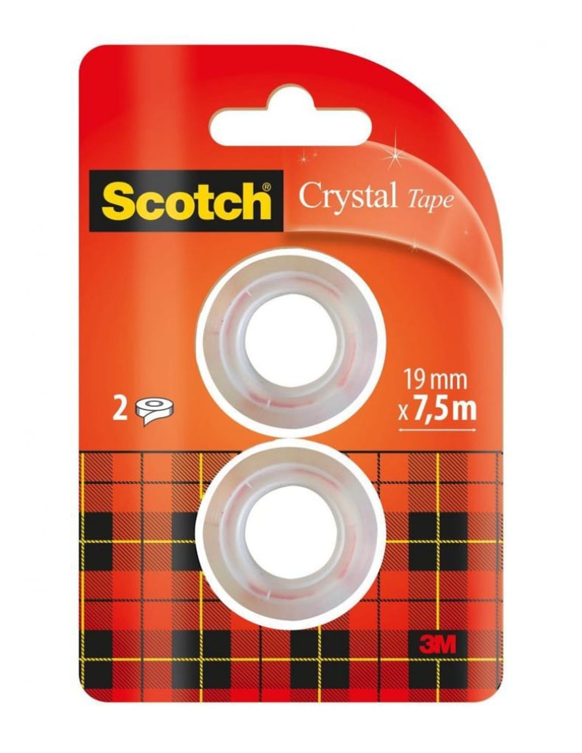 Kontortape SCOTCH® Crystal 19mm x 7,5m.