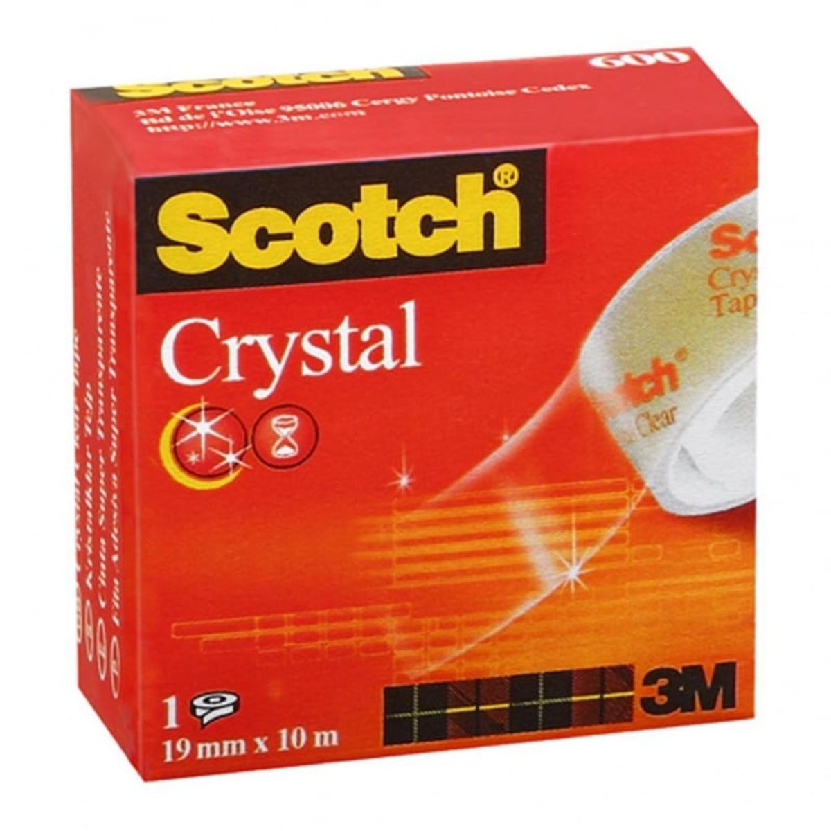 Kontortape SCOTCH® Crystal Clear 19mm 10m.