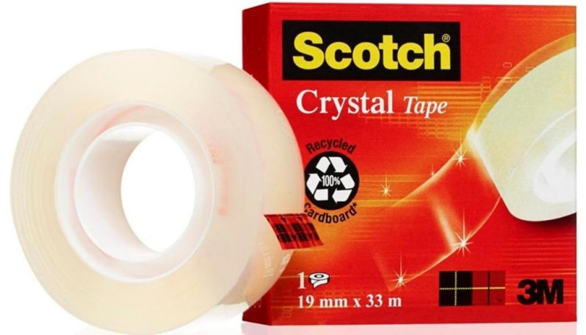 Kontortape SCOTCH Crystal Clear 19mm 33m.