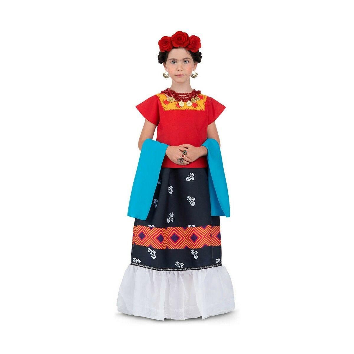 Kostume til børn Frida Kahlo (4 Dele) 3-4 år