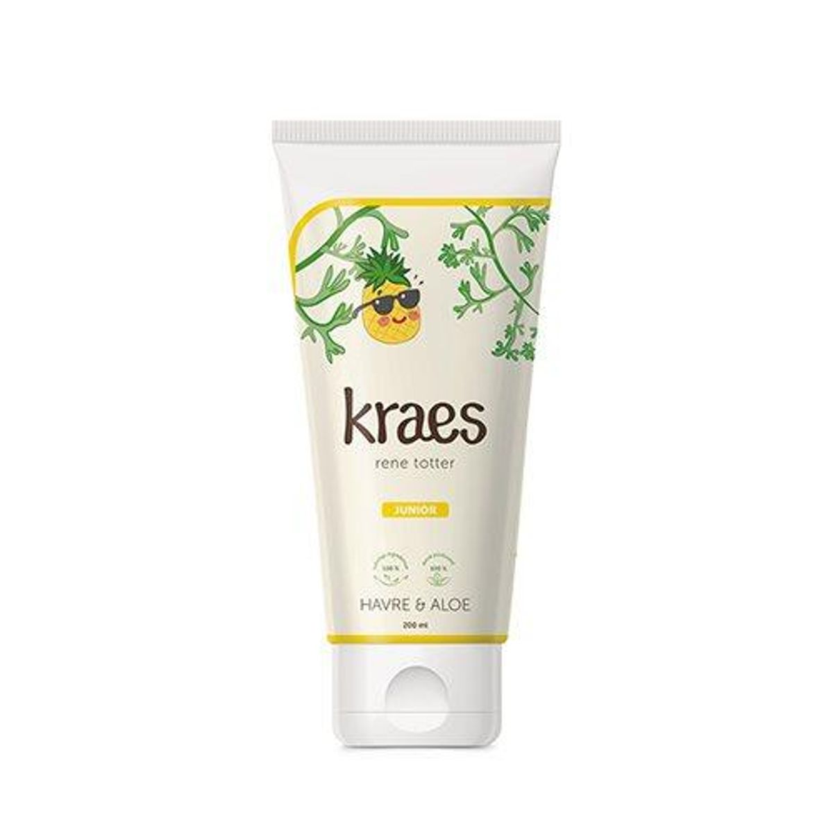 KRAES rene totter med duft Let ananas duft - 200 ml.