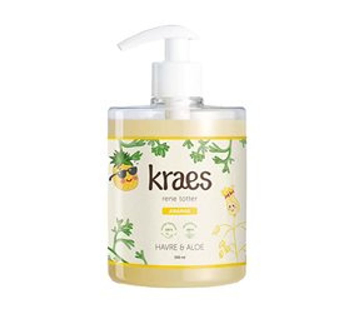 KRAES rene totter med duft let ananas duft &bull; 500 ml.