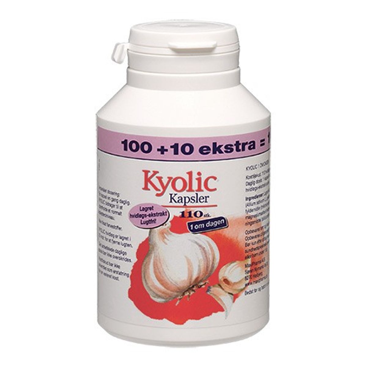 Kyolic 1 om dagen 100+10 kap - 110 kap - Kyolic