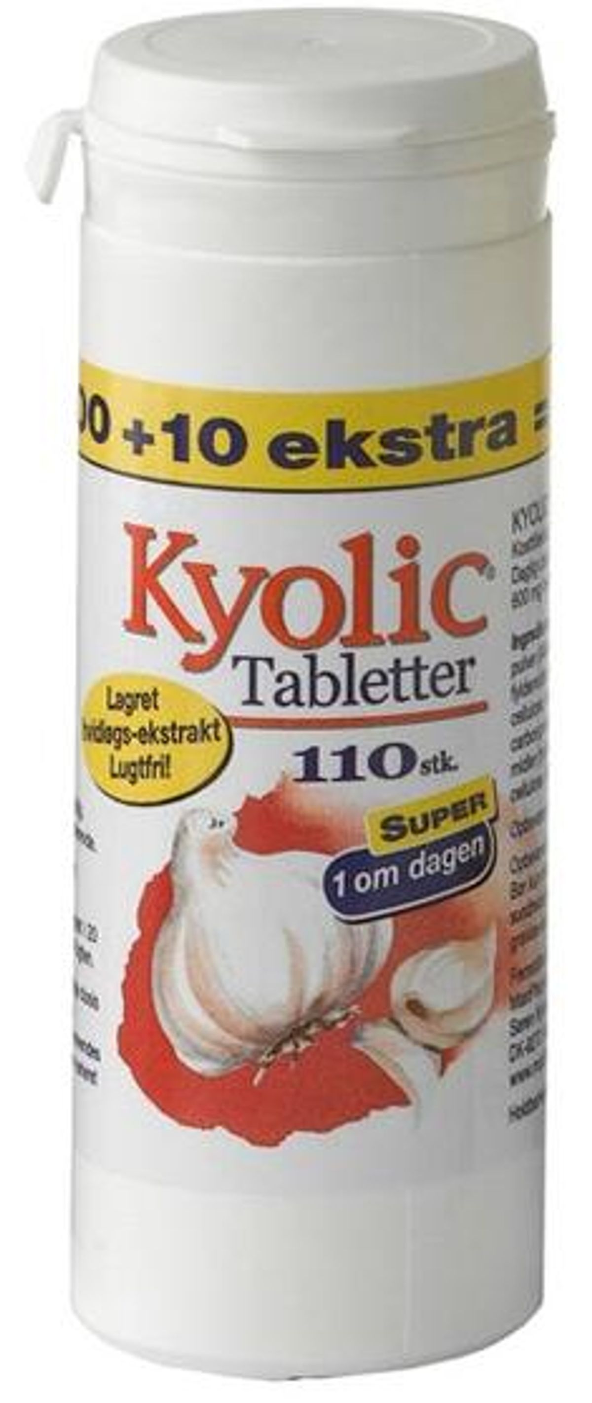 Kyolic 1 om dagen 100+10 tab, 110tab.