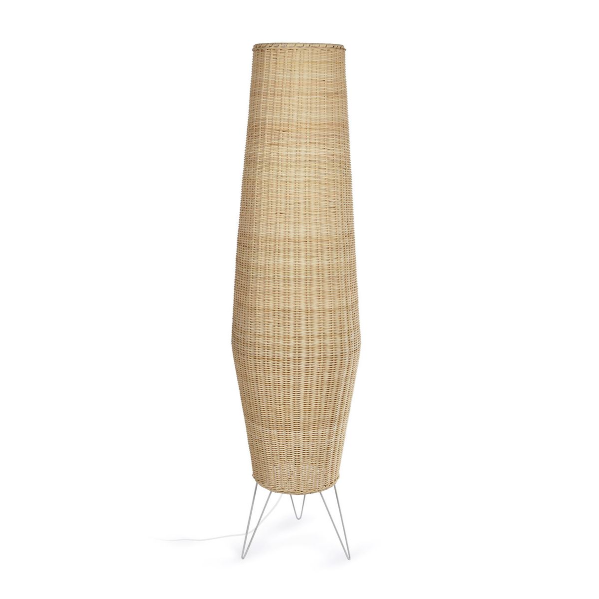 LAFORMA Kamaria bordlampe - natur rattan og metal