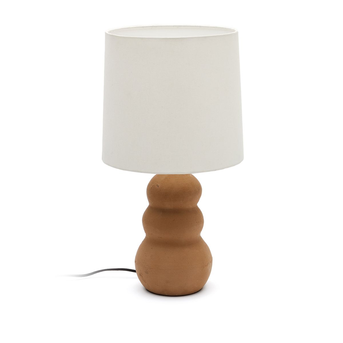 LAFORMA Madsen bordlampe - terracotta med hvid skærm