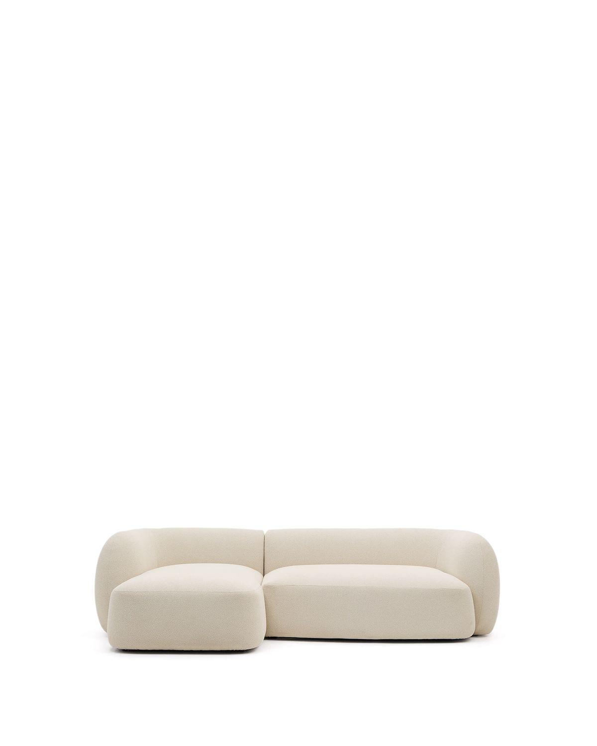 LAFORMA Modular Martina 3. pers. sofa, m. venstre chaiselong - creme chenille (B:287cm)