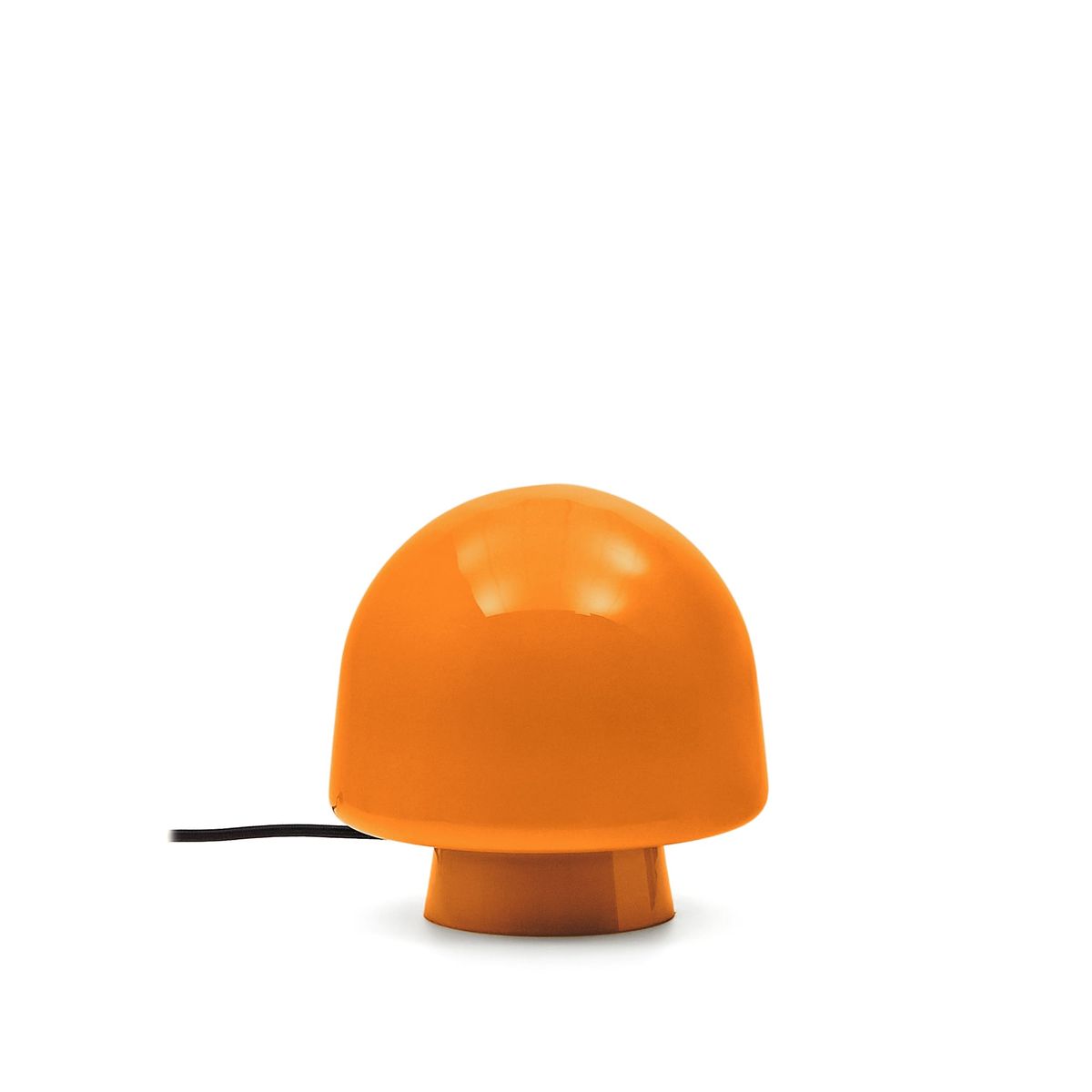 LAFORMA Reig bordlampe, rund - orange glas (Ø20)