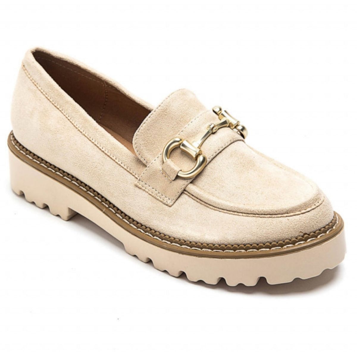 Leah Dame loafers 1777 - Beige