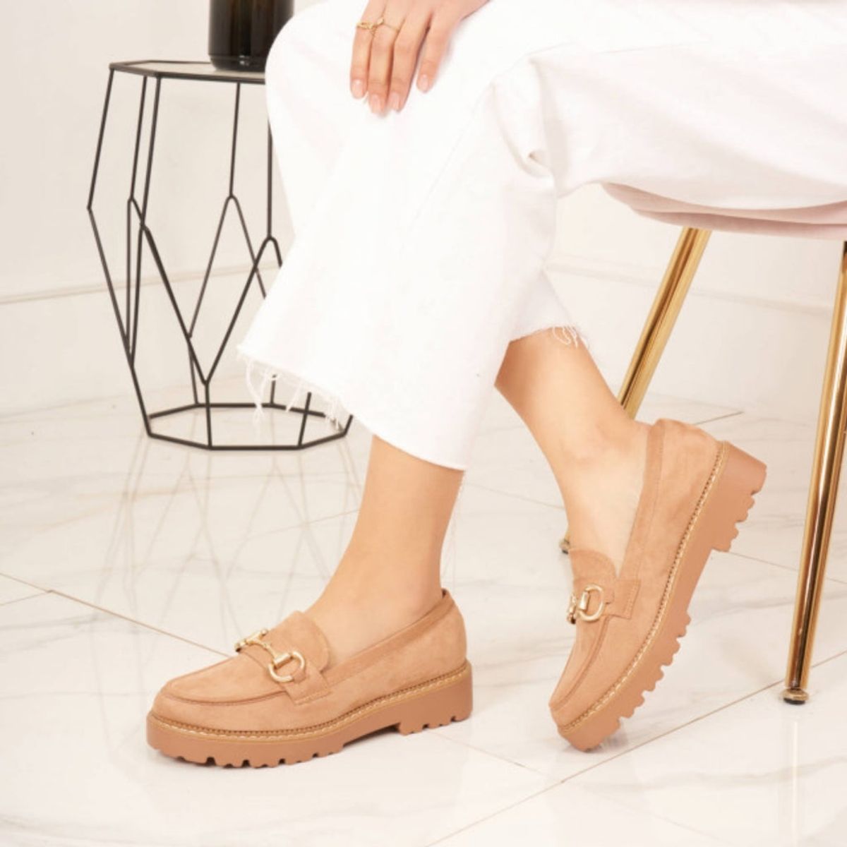 Leah Dame loafers 1777 - Camel