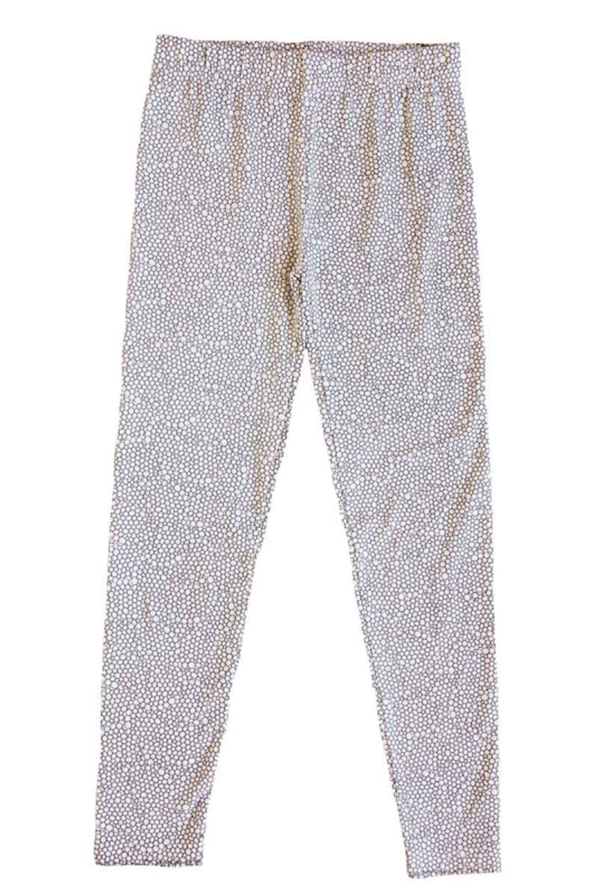 Leggings - Hvidt bobleprint