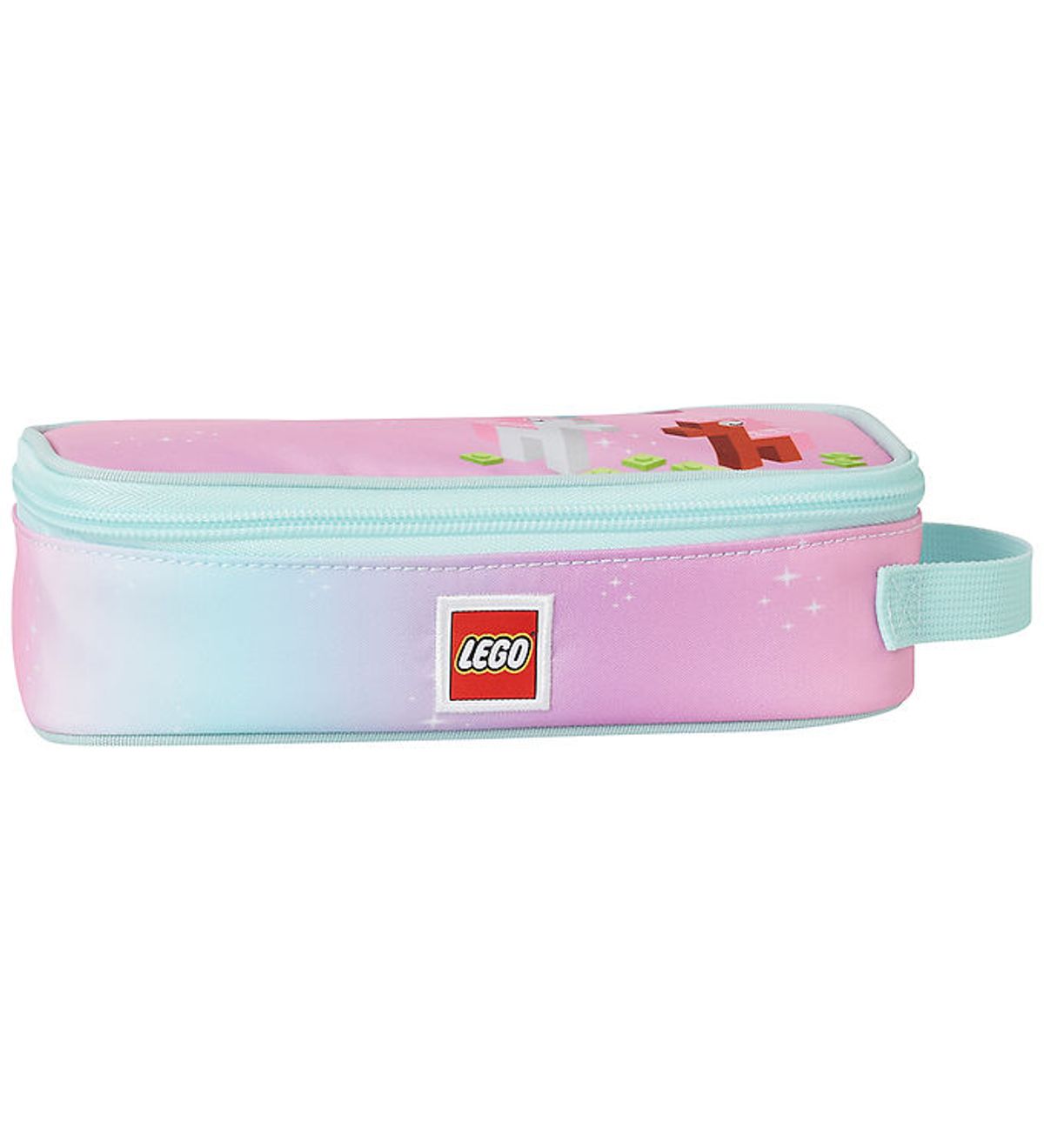 LEGO ® Iconic Sparkle Penalhus - Blå/Pink m. Print