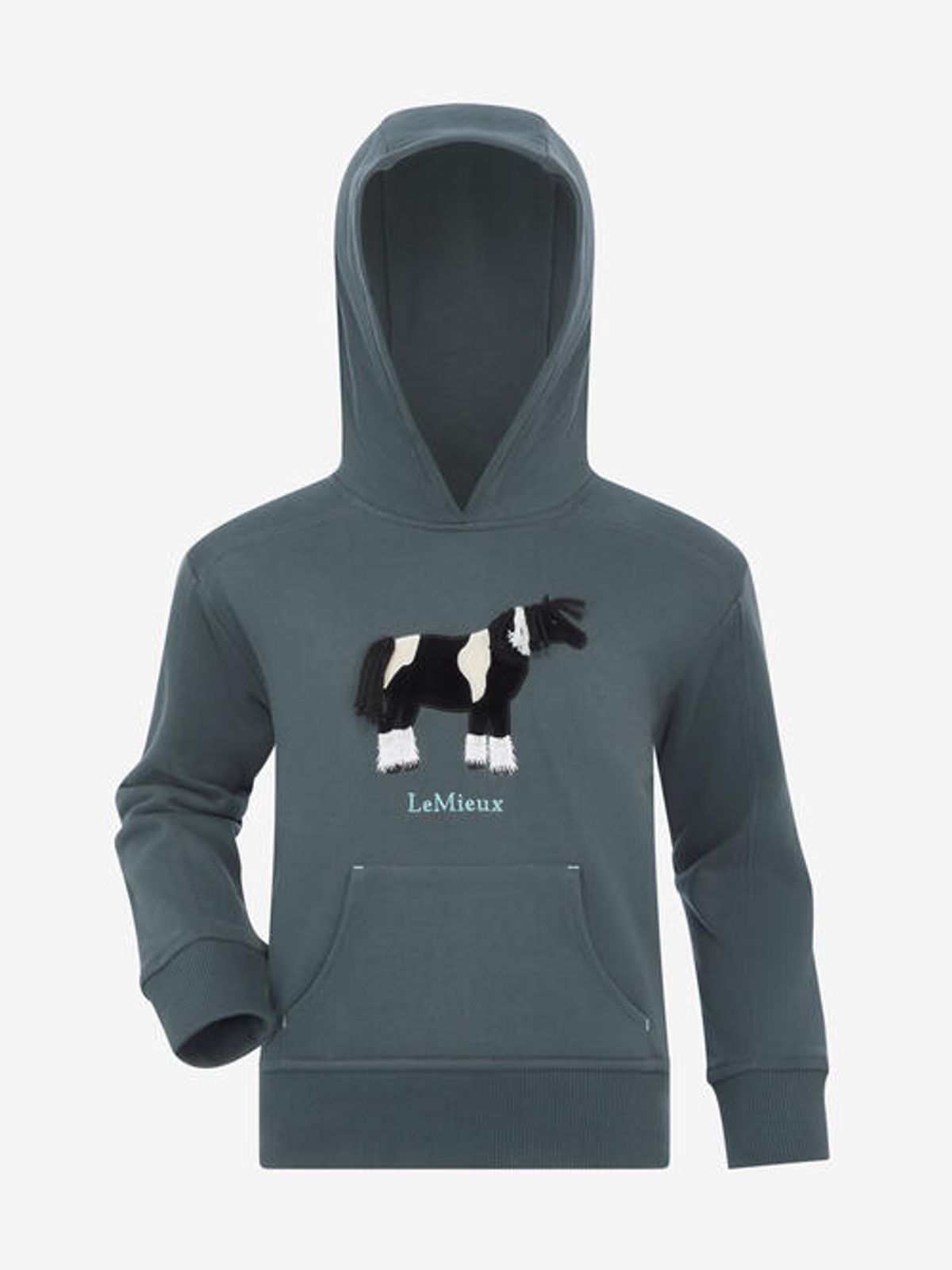 LeMieux AW24 Mini Romi Hoodie Petrol - 5-6 år