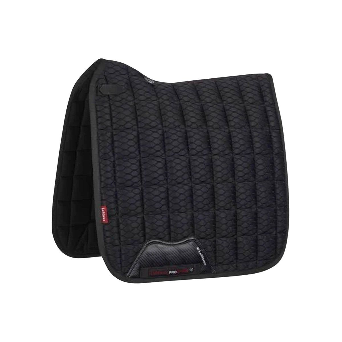 LeMieux Carbon Mesh Dressage Square Sadelunderlag - Sort