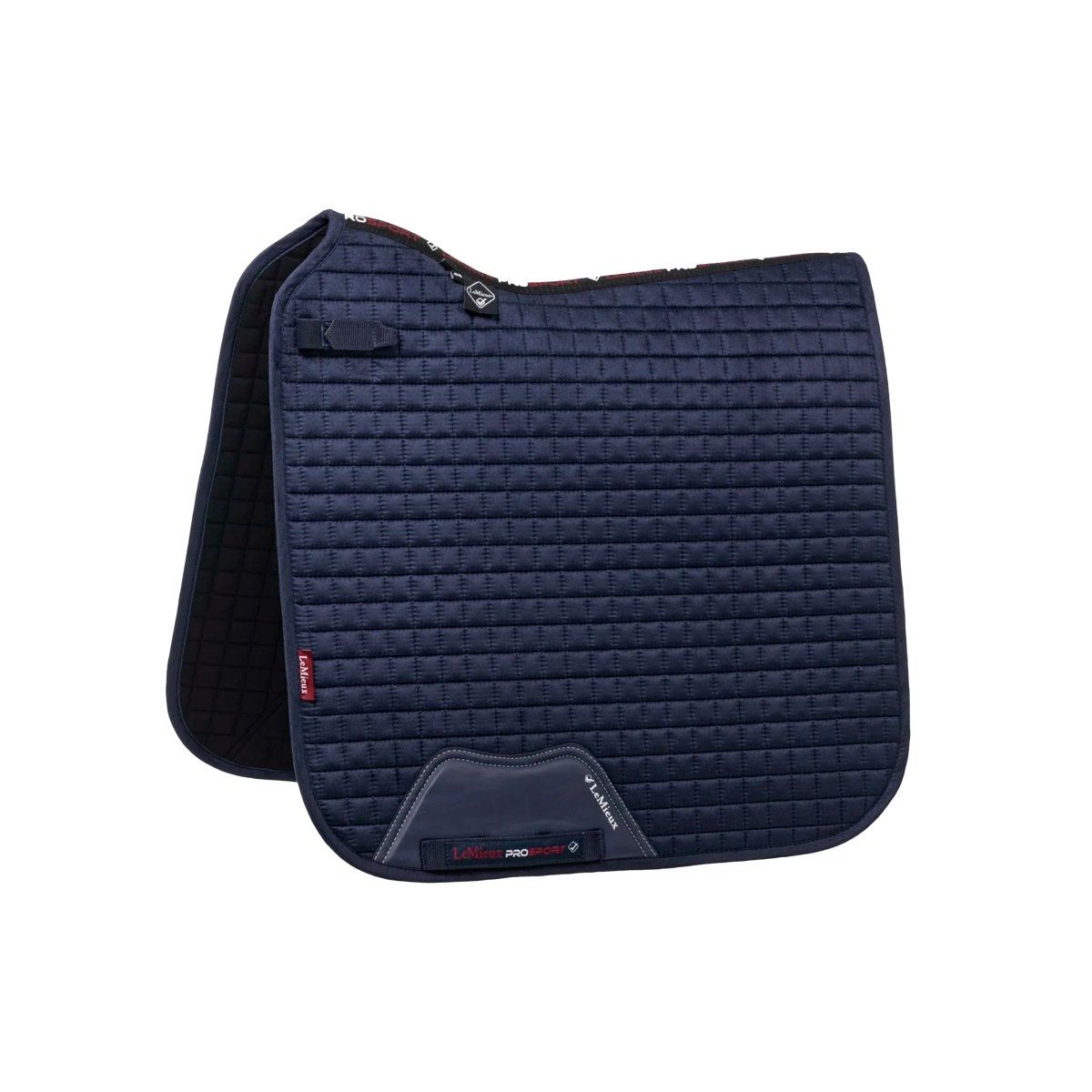 LeMieux Suede Dressage Square Sadelunderlag - Navy