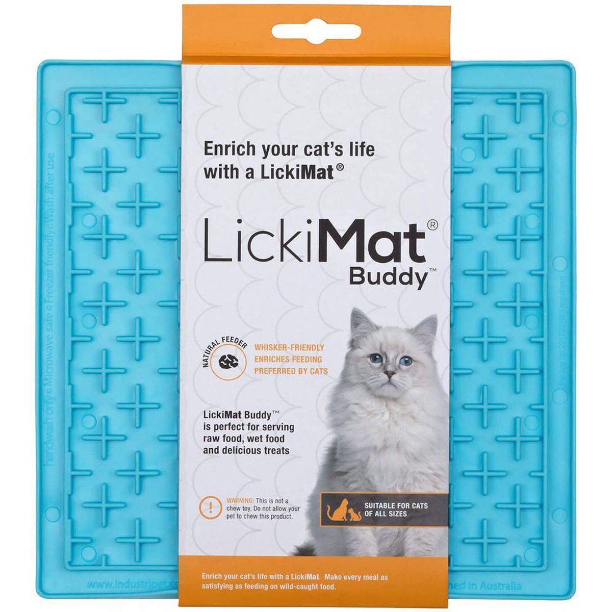 LickiMat Buddy Slikkemåtte 20x20Cm flere farver