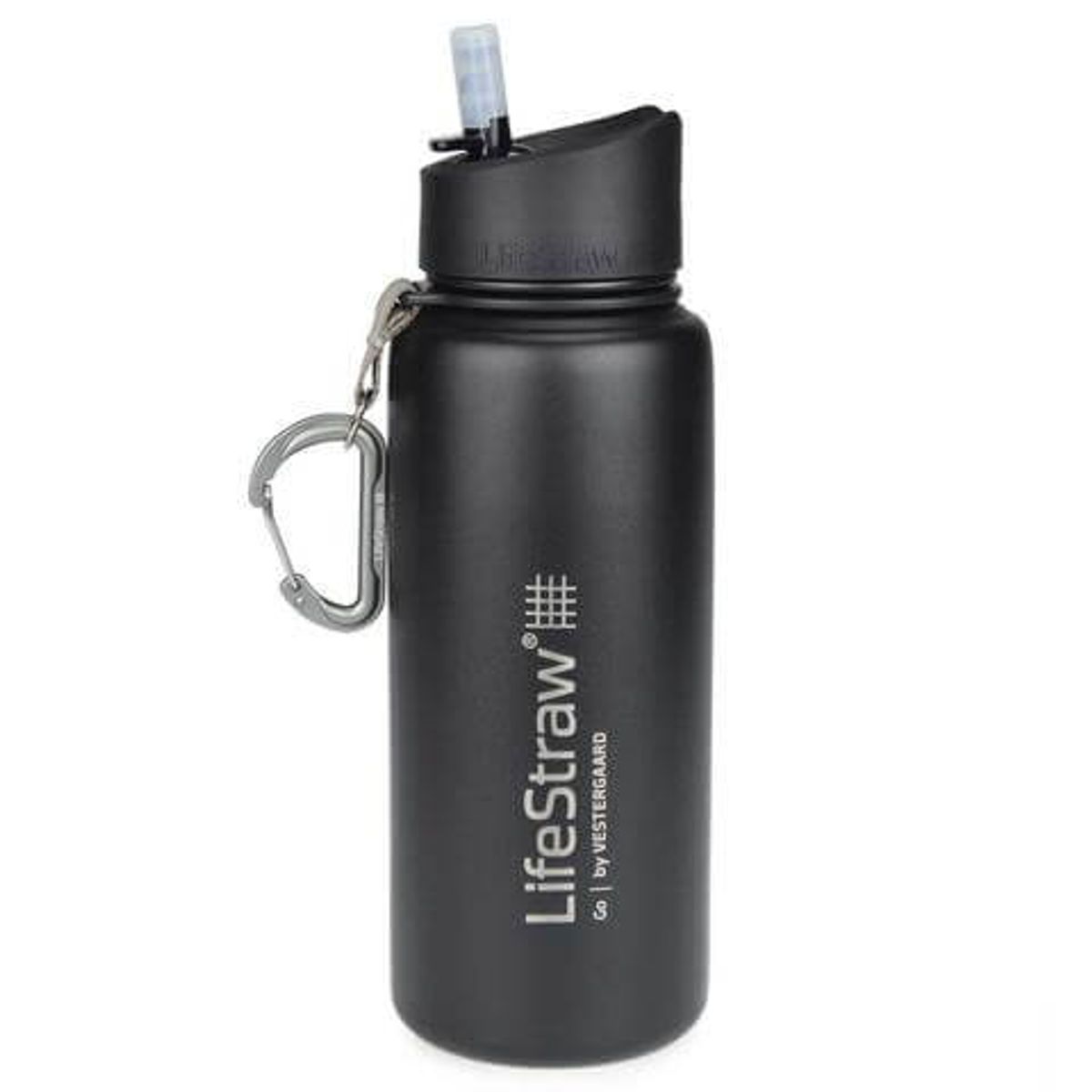 LifeStraw Go Rustfritstål Drikkedunk Sort