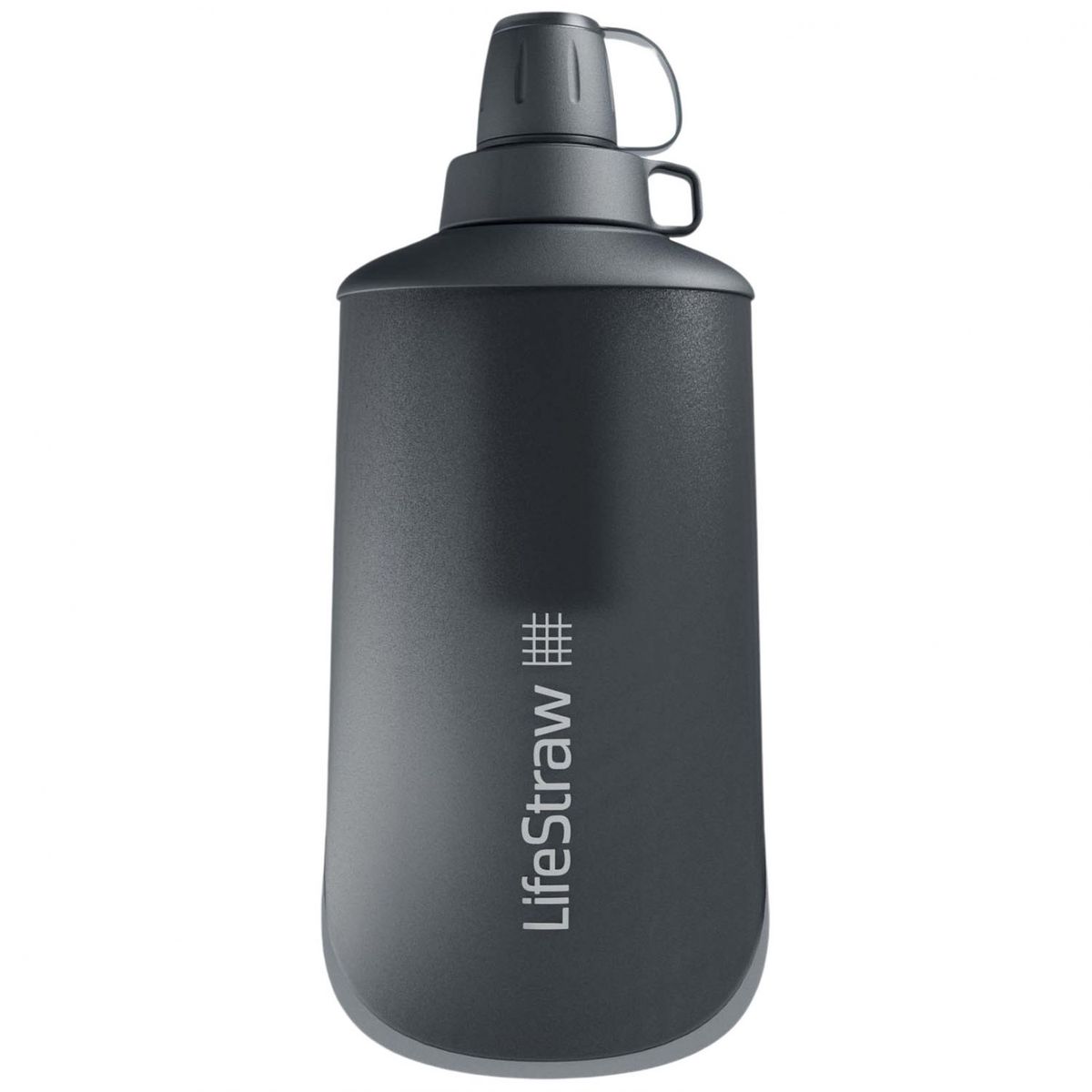 LifeStraw Peak Series Collabsible Squeeze Bottle, 650ml, mørkegrå