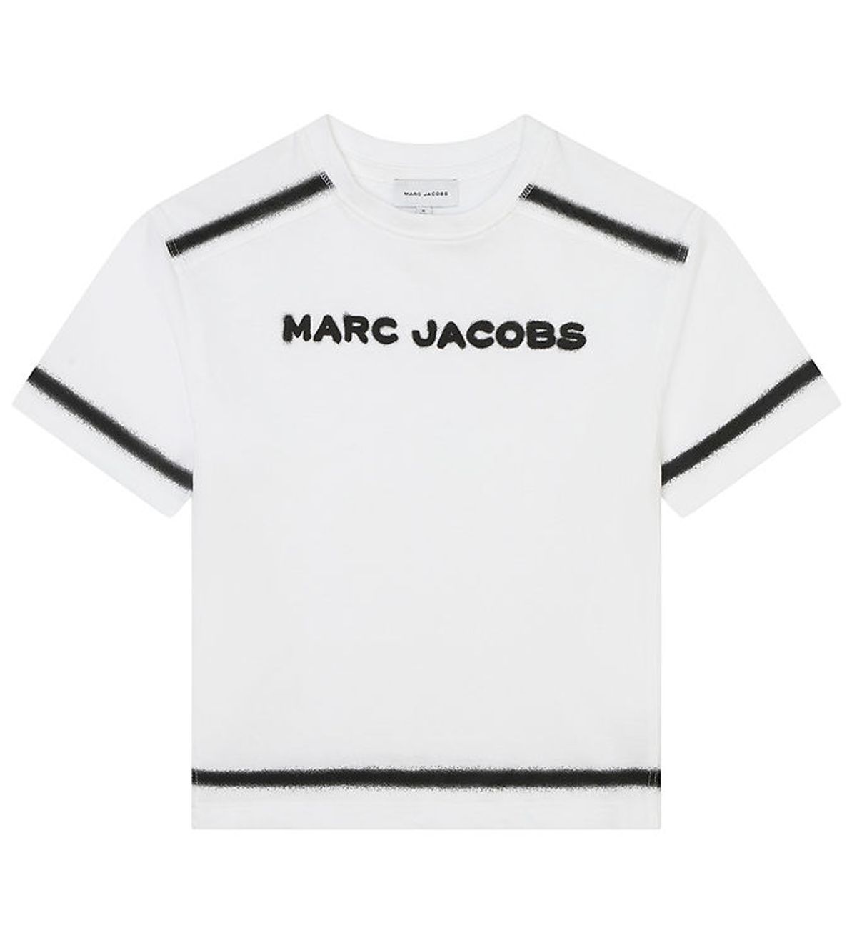 Little Marc Jacobs T-shirt - Hvid m. Sort