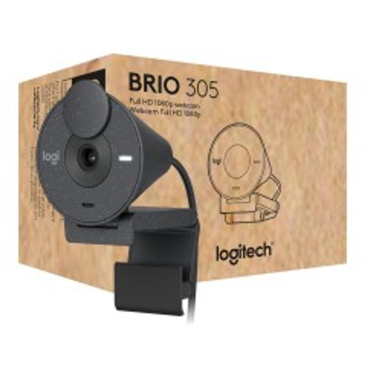 Logitech Brio 305 Webcam 2 Mp 1920 X