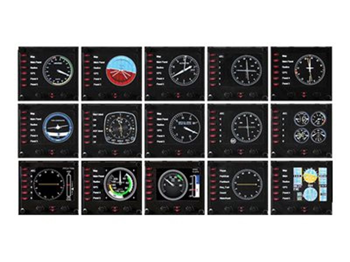 Logitech - G Saitek Pro Flight Instrument Panel /PC