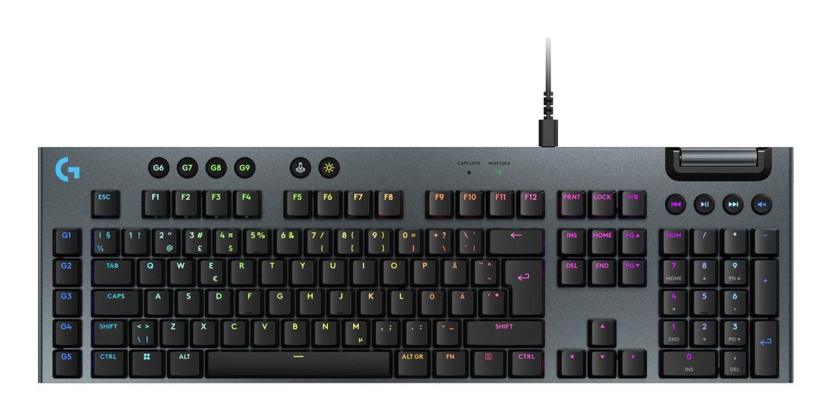 Logitech - G915 X Low-Profle Wired Gaming Keyboard