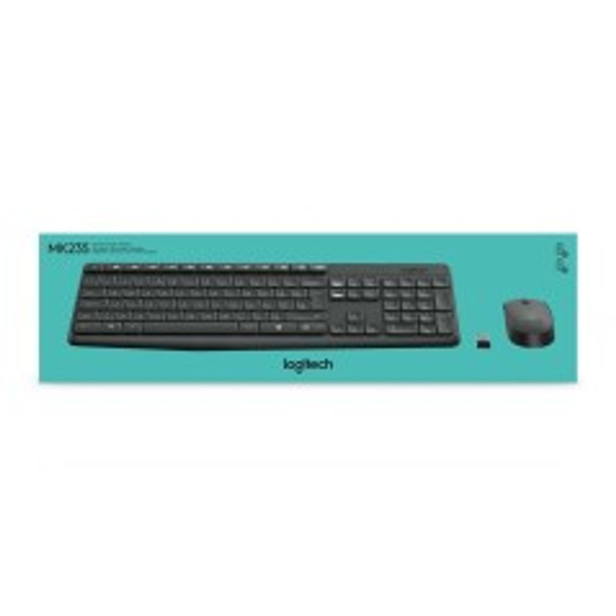 Logitech MK235 Tastatur og mus-sæt Trådløs Pan nordisk