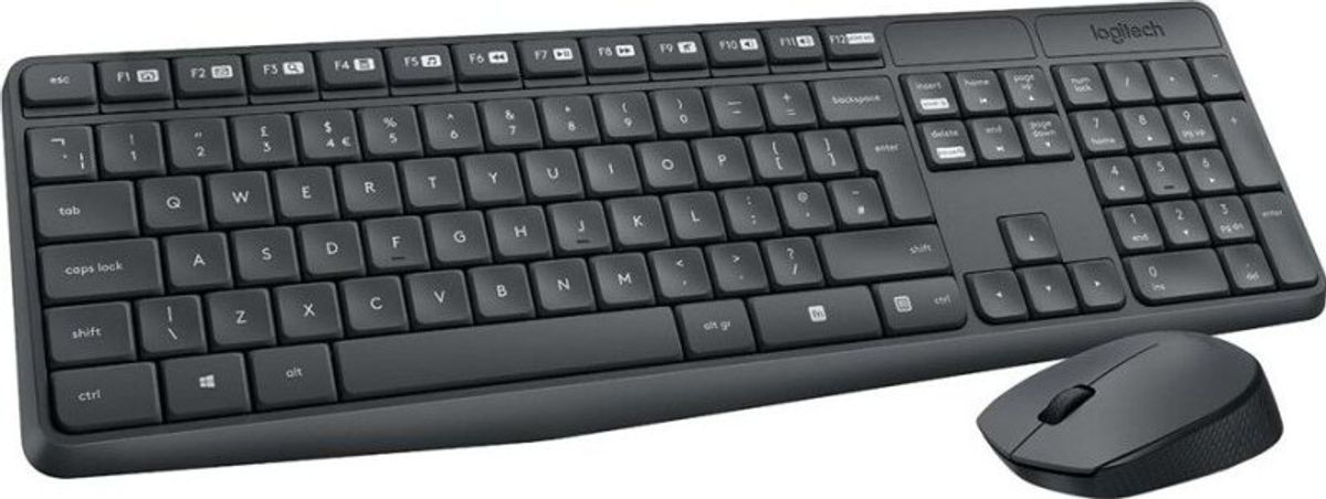 Logitech Mk235 - Trådløs Tastatur Og Mus Sæt