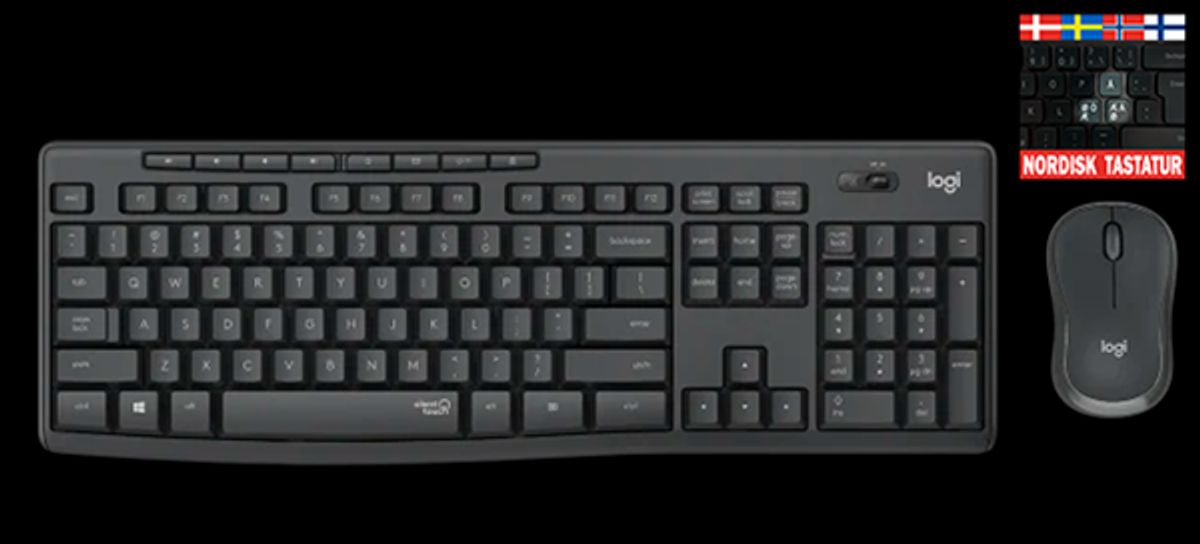 Logitech MK295 Silent Wireless Tastatur+Mus Combo