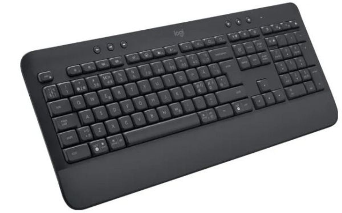 Logitech signature K650 trådløst bluetooth tastatur nordisk