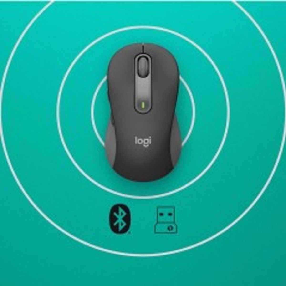 Logitech Signature M650 Optisk Trådløs Sort Grå