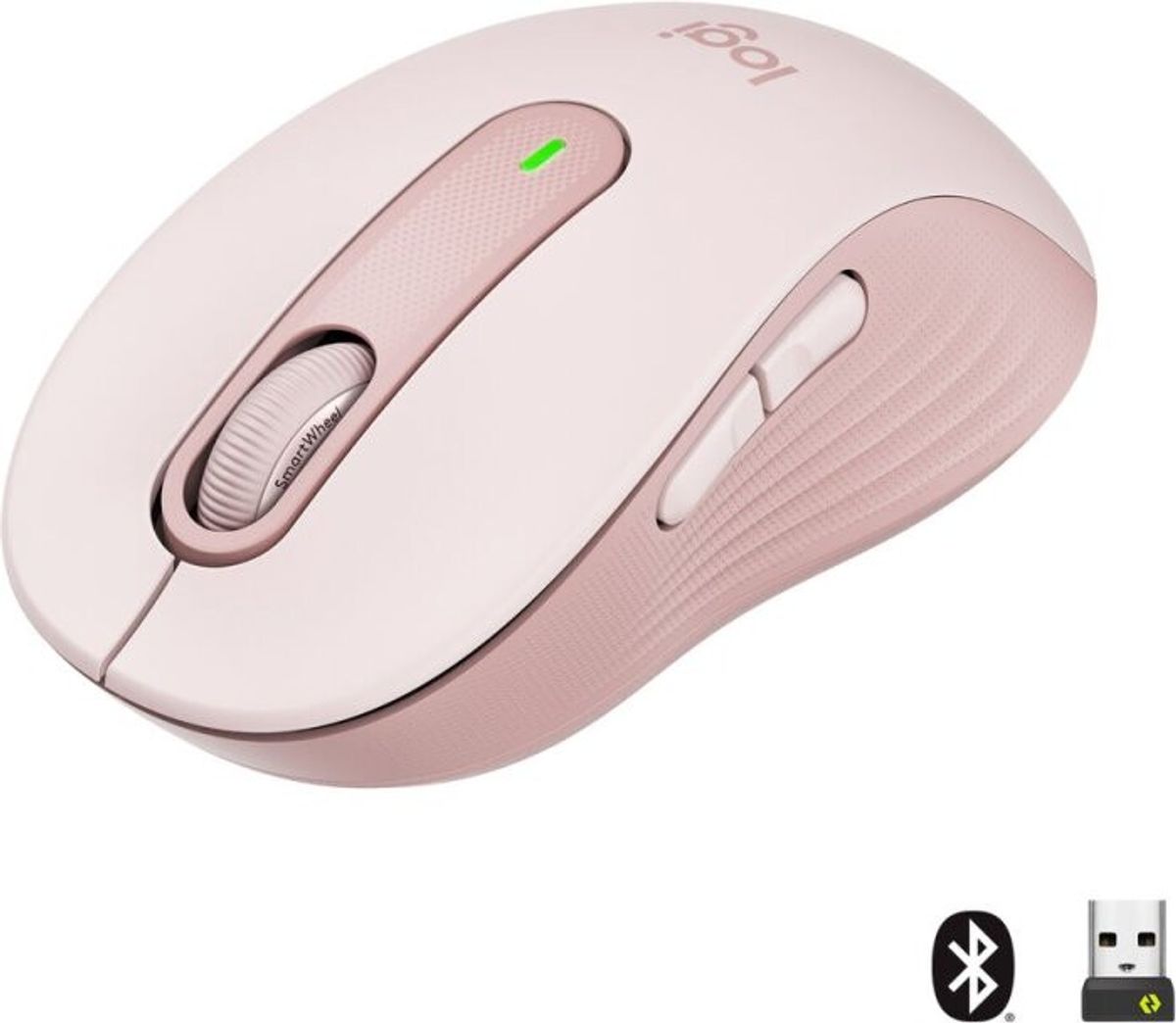 Logitech Signature M650 - Trådløs Mus - Lyserød