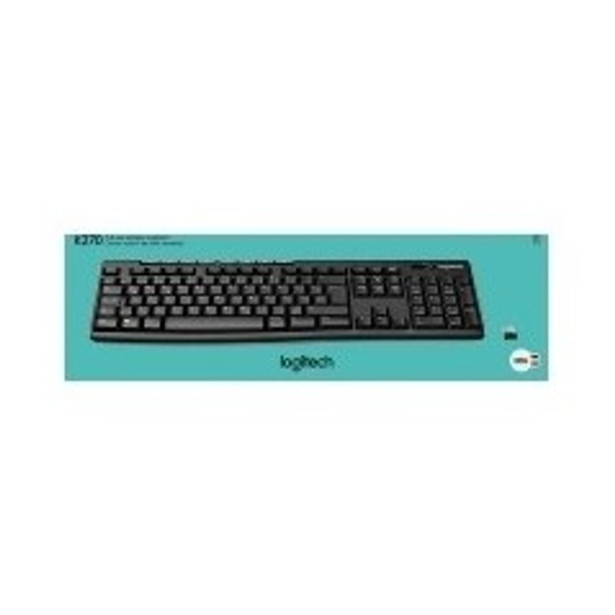 Logitech Wireless K270 - Tastatur - 2.4 GHz - Deut