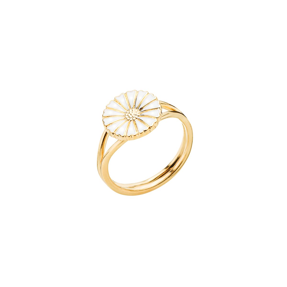 LUND Copenhagen marguerit ring m 1 blomst - 907011-M Forgyldt 49