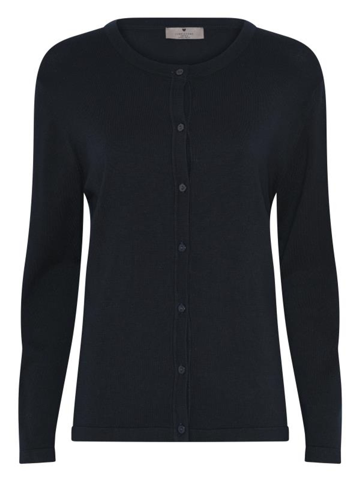 Lundgaard strik Cardigan - Mørk Navy