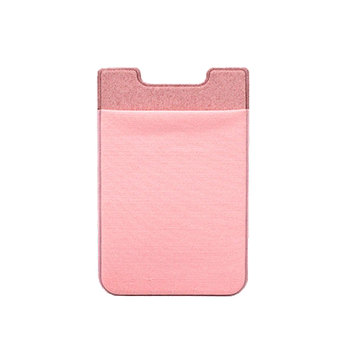 LUX&trade; - NYLON Pung Kreditkort Holder Stick On - Rose/Lyserød