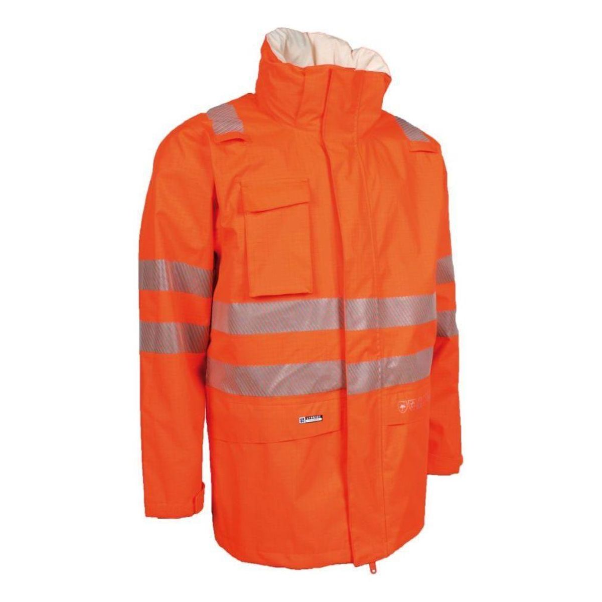 Lyngsøe multinorm Hi-vis jakke rivfast med foer ARC-LR13055