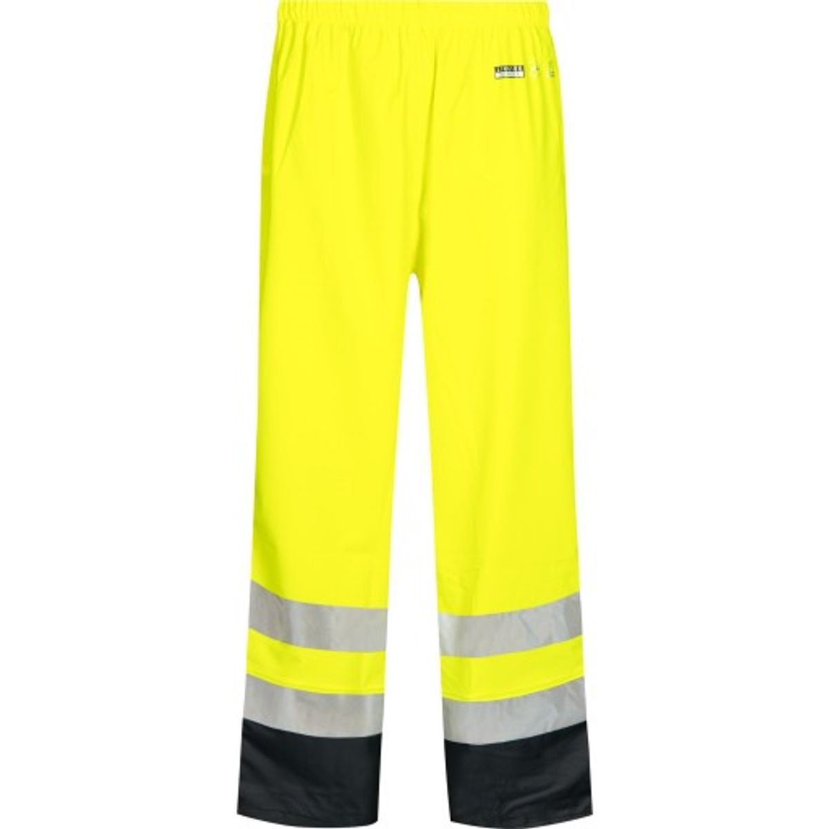 Lyngsøe PU regnbuks, High-Vis gul/marine, klasse 2, str. XS