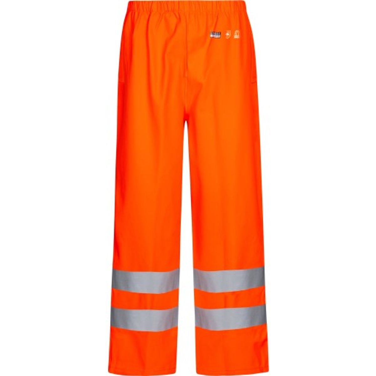 Lyngsøe PU regnbuks, High-Vis orange, klasse 2, str. 3XL