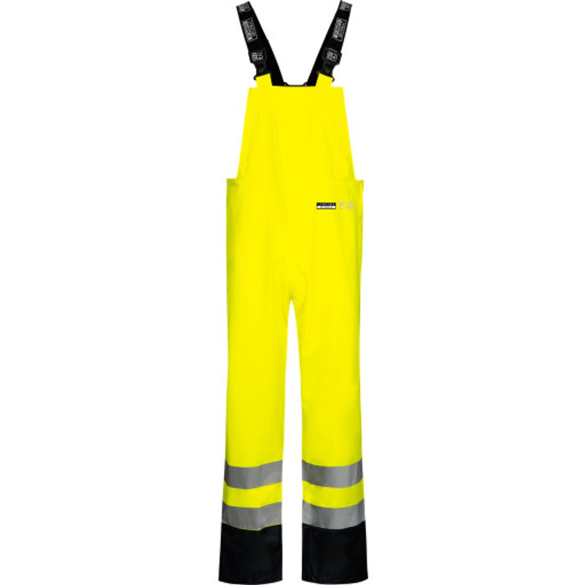 Lyngsøe PU regnoverall, High-Vis gul/marine, klasse 2, str. XL