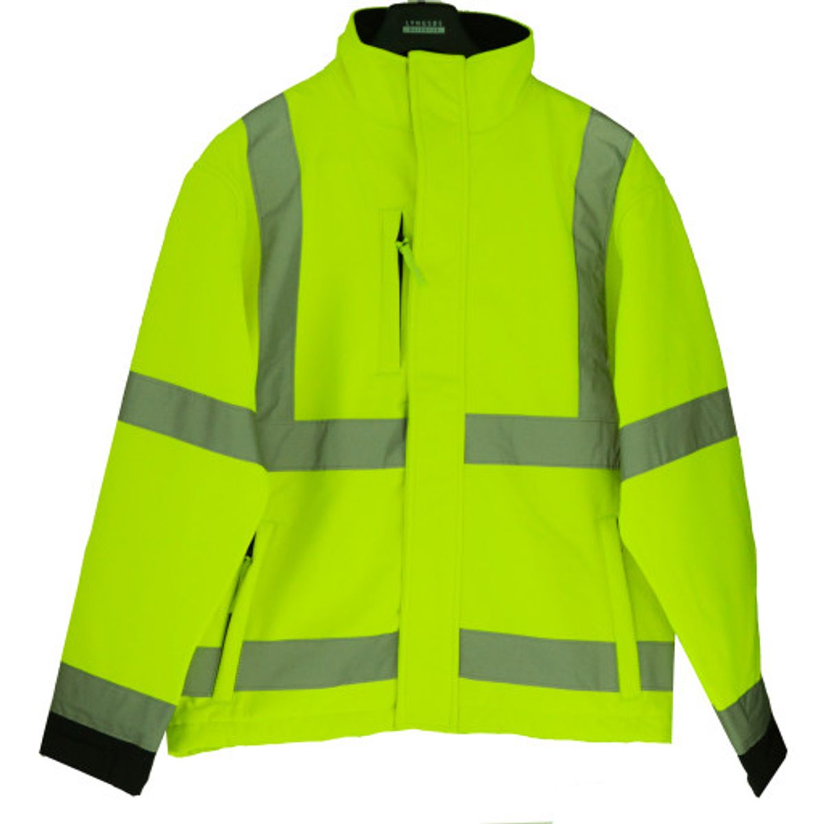 Lyngsøe softshelljakke FOX471S, High-Vis kl.3 gul/sort, str. 2XL