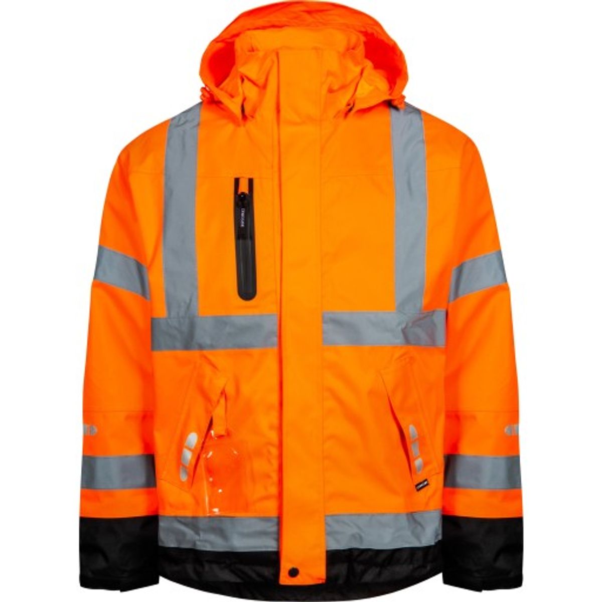 Lyngsøe åndbar, slidstærk regnjakke FOX9057 kl.3 orange/sort 5XL