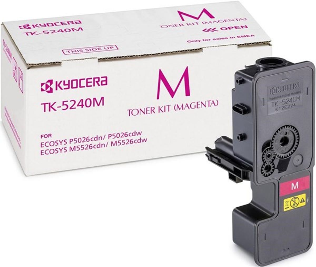 Magenta lasertoner TK-5240M - Kyocera - 3.000 sider