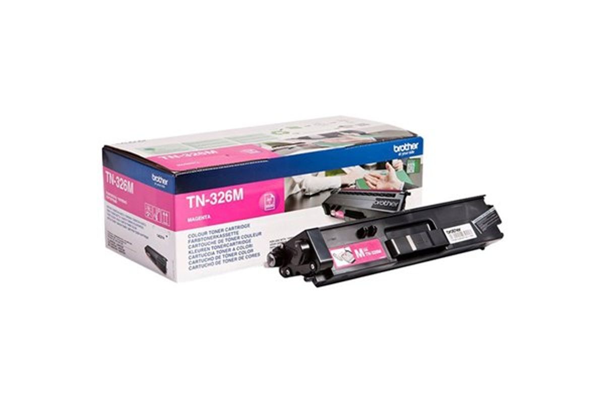 Magenta lasertoner TN326M - Brother - 3.500 sider.